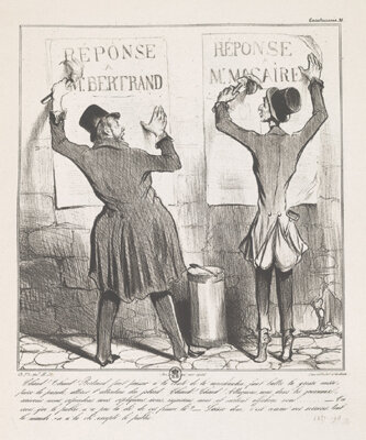 Honoré Daumier, Macaire Bill Poster
