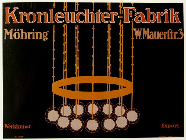 Julius Klinger - Kronleuchter-Fabrik Möhring