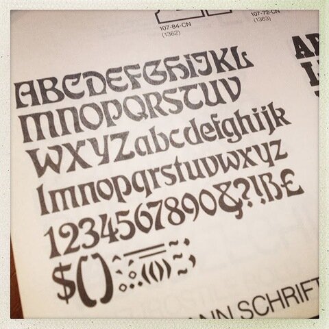 Otto Eckmann - Eckmann Typeface