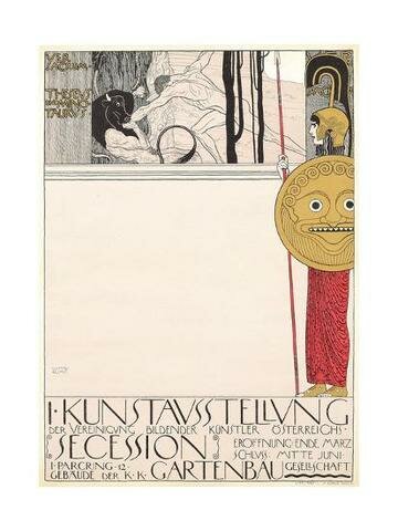 Gustav Klimt - Secession I Censored