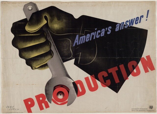 Jean Carlu - Production: America's Answer!