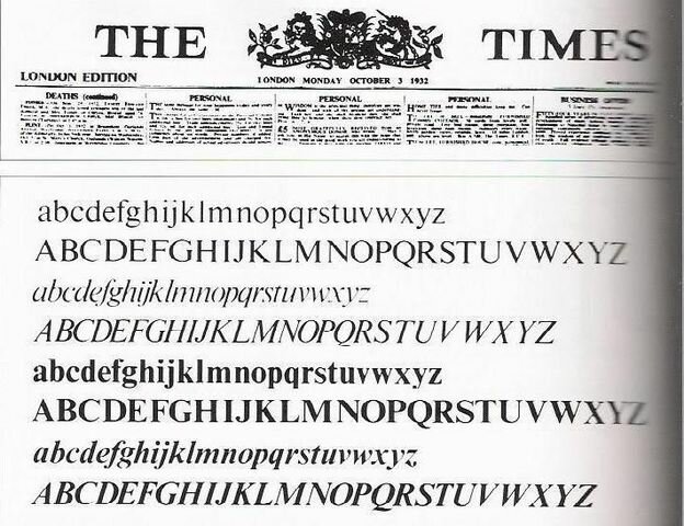 Stanley Morison - Times New Roman