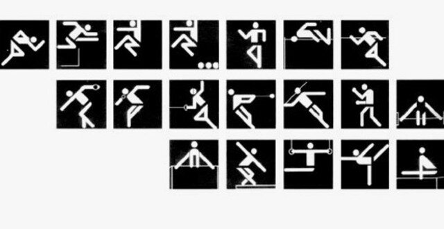 Otl Aicher - Munich Olympics Pictograms