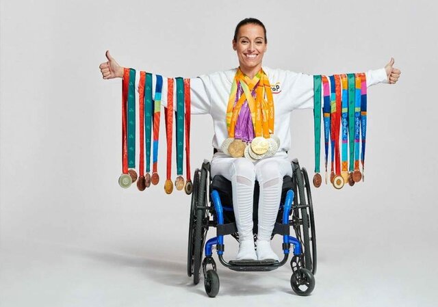 Teresa Perales participa en sus quintos Juegos Olímpicos