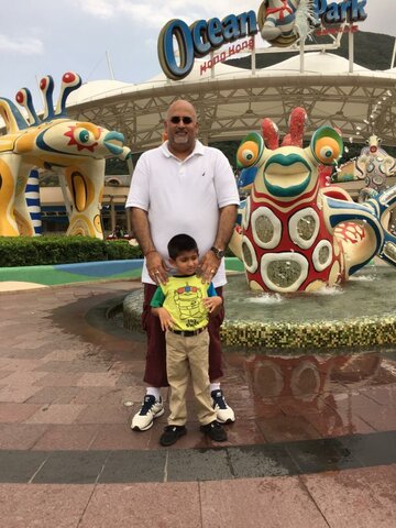 First trip with dad to Hong Kong