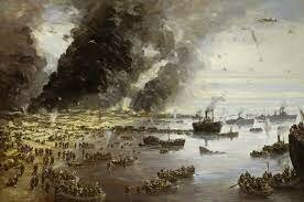 Germans bomb Dunkirk beach heavily.