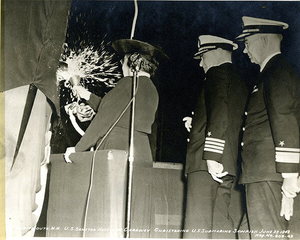 Hattie Wyatt Caraway of Arkansas becomes the first women elected to the U.S Senate