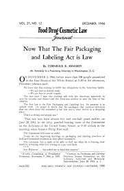 Fair Practices Labeling Act