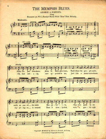 First Blues Sheet Music