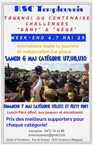 Tournoi RSC Templeuve