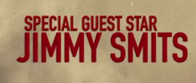 Special Guest Star Jimmy Smits appears at 38 seconds