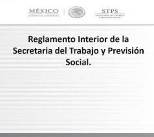 Reglamento interior de la STPS
