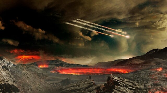 Formación de océanos - 4000 m.a.