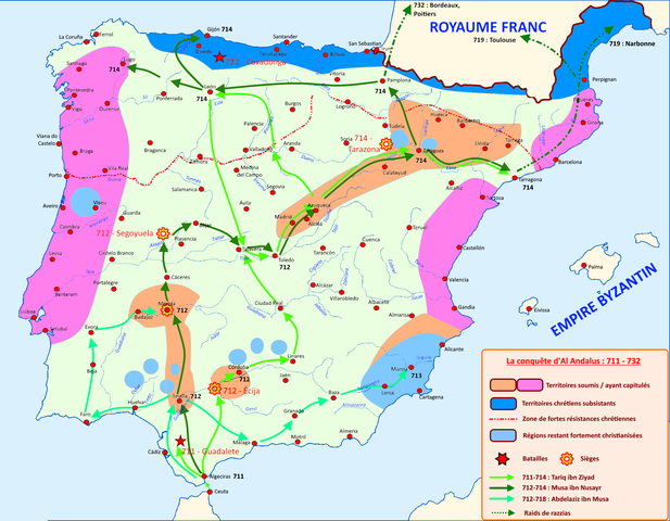 La península ibèrica queda gairebé sotmesa
