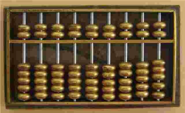 Creación del ábaco chino