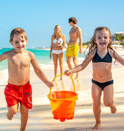 First time at the beach