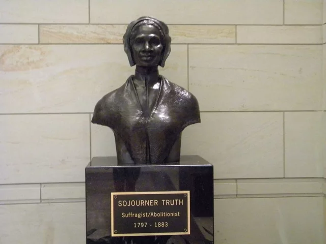 Sojourner Truth delivers her "Ain't I a Woman" Speech