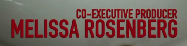 Co Executive producer Melissa Rosenurg appears at 1.16