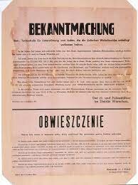 Announcement of Death Penalty for Aiding Jews