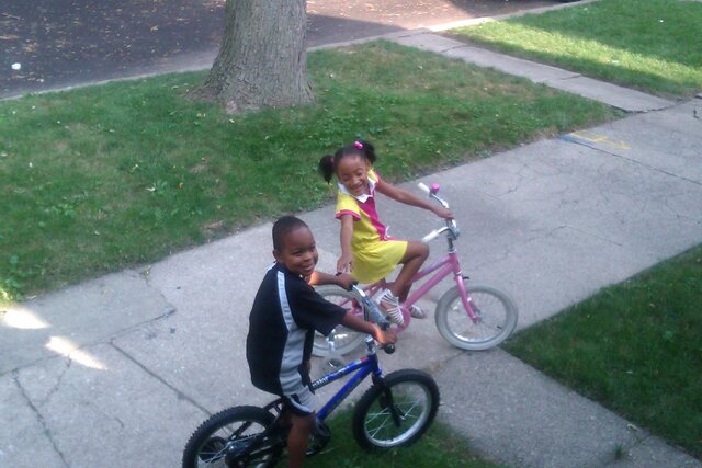 Learning how to ride a bike