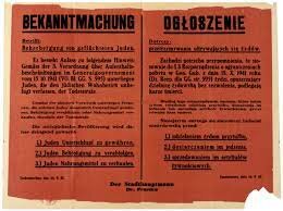 Announcement of Death Penalty for Aiding Jews