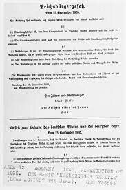 Law for the protection of german blood and honor