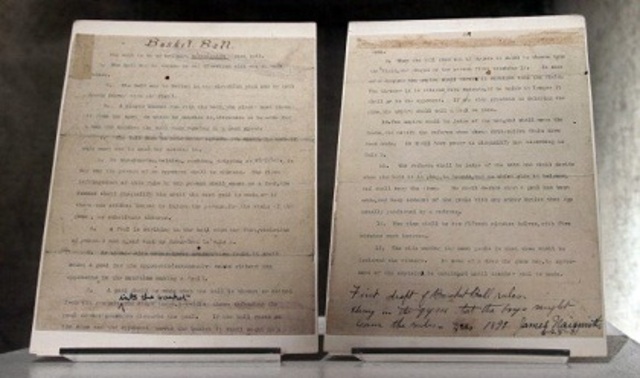 Original 13 Basketball Rules Released