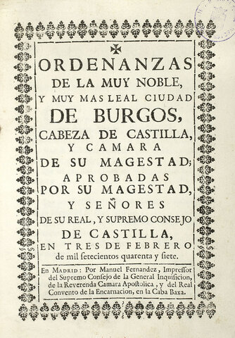 España. Las ordenanzas de burgos y de Sevilla.
