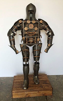 El robot de Leonardo Da Vinci.