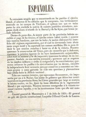 Manifiesto de Manzanares
