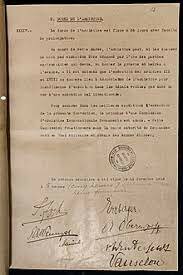 Alemania firma el armisticio