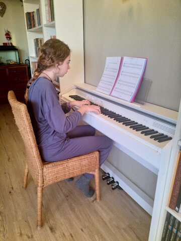 Els inicis d'una futura artista