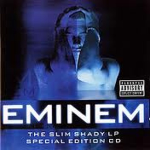 Eminem quickly gained popularity in 1999 with his major-label debut album, The Slim Shady LP.