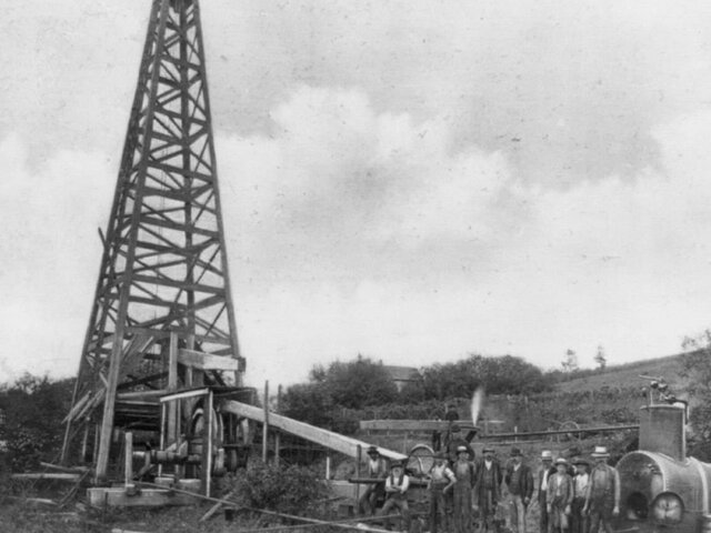 Perforación del primer pozo de petróleo en Titusville