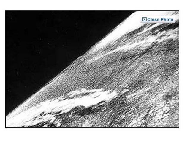 First photo from space