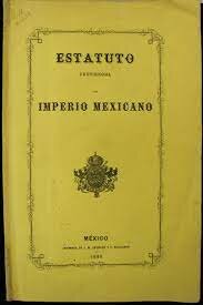 Estatuto Provisional del Imperio Mexicano Maximiliano llegó al territorio mexicano en mayo de 1864. El imperio que fundó dominaba solo el terreno que controlaban los franceses por las armas. En medio de la lucha, el 10 de abril de 1865