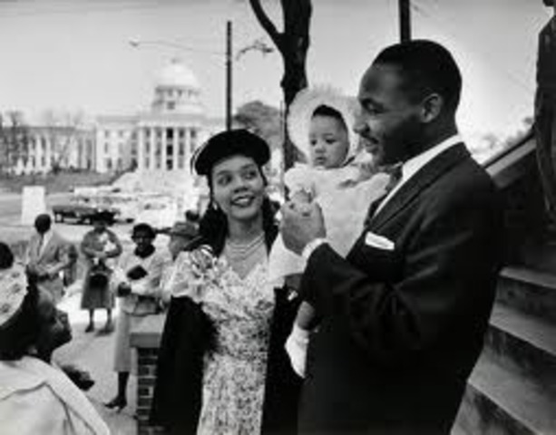 Martin Luther King first chlid is born.