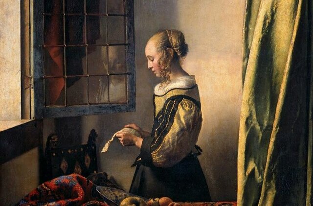 Muchacha leyendo una carta (Johannes Vermeer)