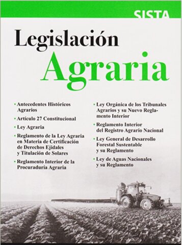 LEGISLACIÓN EN MATERIA AGRARIA