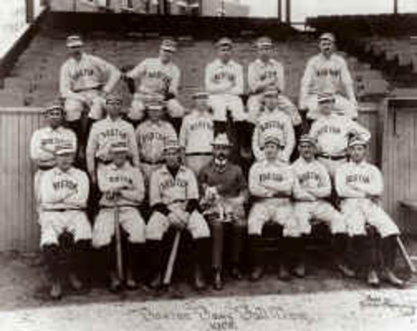 The First Baseball Game of the 20 Century