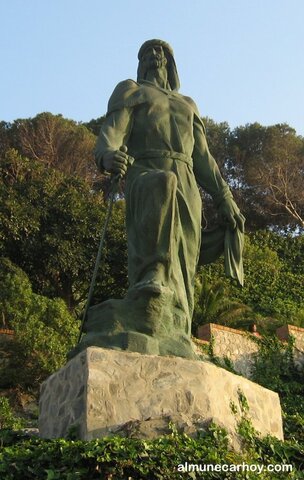 Abderraman I, amb els seus fidels, desembarca a Granada