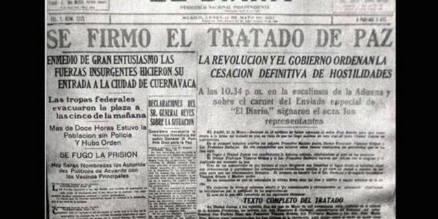 FIRMA DE LOS TRATADOS DE CIUDAD JUÁREZ