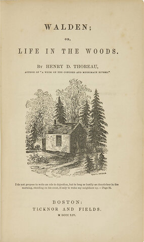 Henry David Thoreau publishes Walden