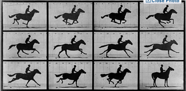 The first action photo was taken .