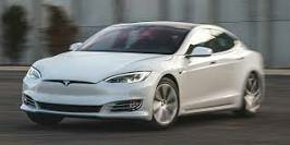 Tesla Model S with self driving features
