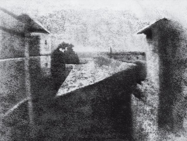 The first official photo was ever taken.