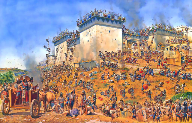 Senaquerih arrasa Babilonia.