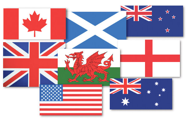 The languages​​ spoken in the United Kingdom.