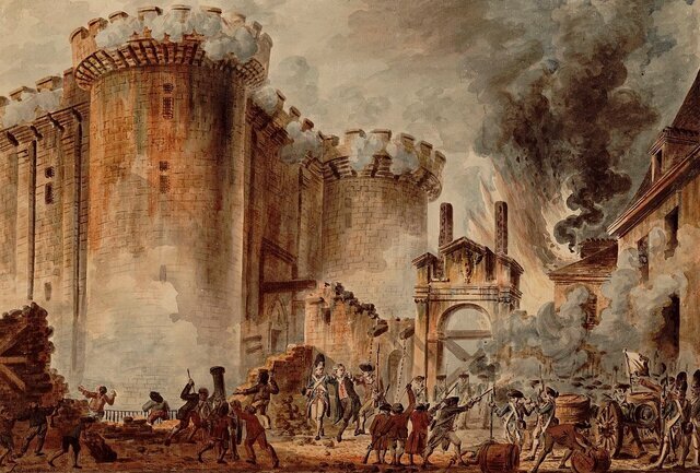 Frantziako Iraultza.Gizakiaren eta hiritarrearen eskubideen adierazpena egiten dute, AEBkoa eredu hartuta.  G. Washington, EEBBko lehen lehendakari