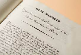 El Estatuto Real de 1843: Los comienzos moderados de la revolución liberal.